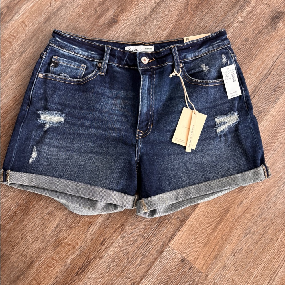 Women's Distressed Denim Shorts